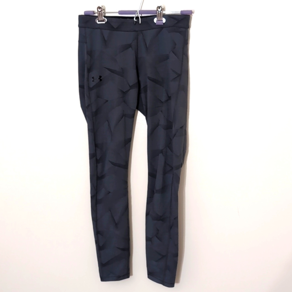 Under Armour| Grey Leggings With Black Pattern